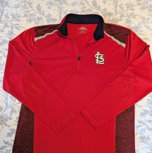 St. Louis Cardinals, Quarter zip Shirt, Size L